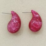 Pendientes de gota en resina (0101000006)