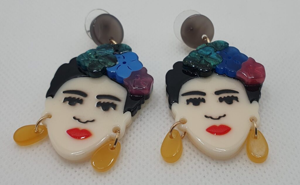 Pendientes de acrílico Frida Kahlo (0100000017)