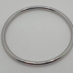 Pulsera rígida de acero, 6,50 cms diámetro (0401000007)