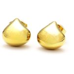 Pendientes de acero con baño de oro (0101000060)