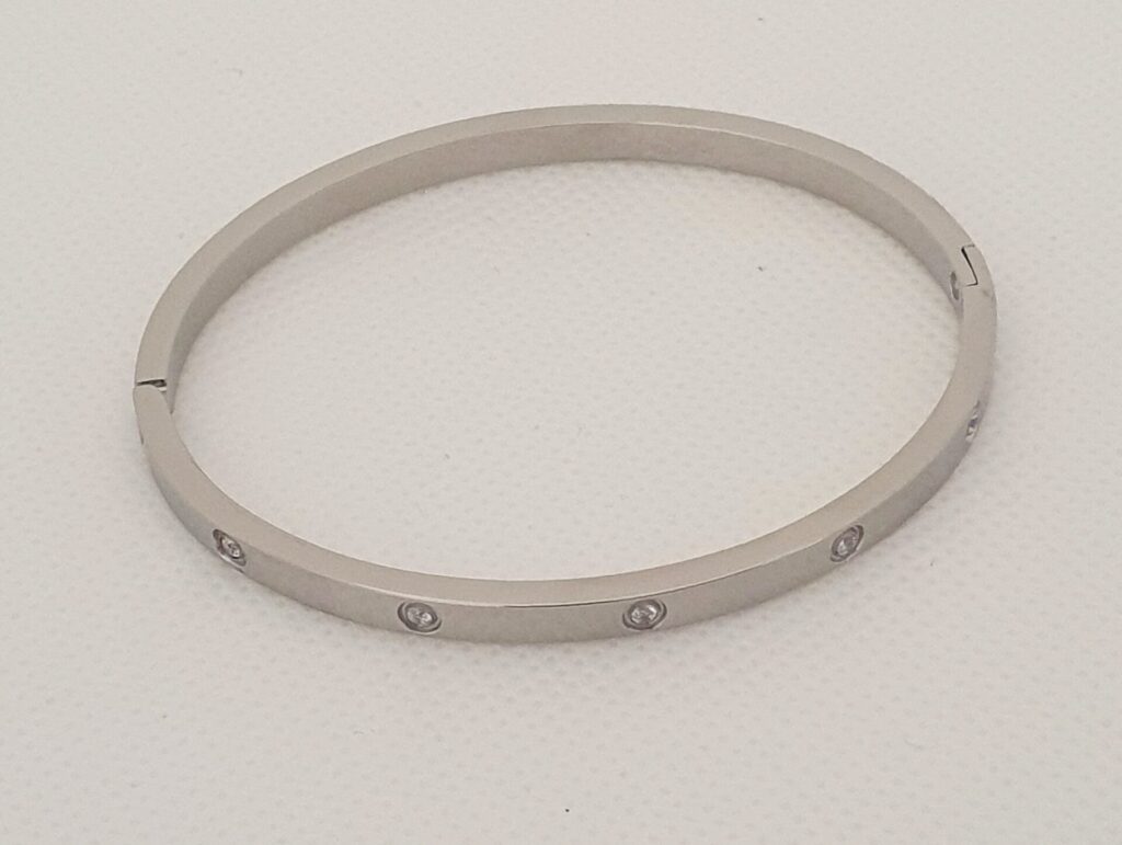 Pulsera rígida de acero (0401000018)