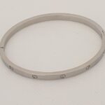 Pulsera rígida de acero (0401000018)