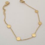 Pulsera de acero con baño dorado (0401000020)