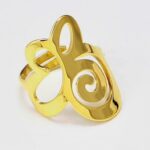 Anillo acero dorado (0501000020)
