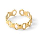 Anillo acero dorado (0501000022)