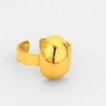 Anillo acero dorado (0501000021)