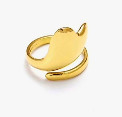 Anillo acero dorado (0501000018)
