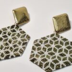 Pendientes de Miyuki y acero (01010079)