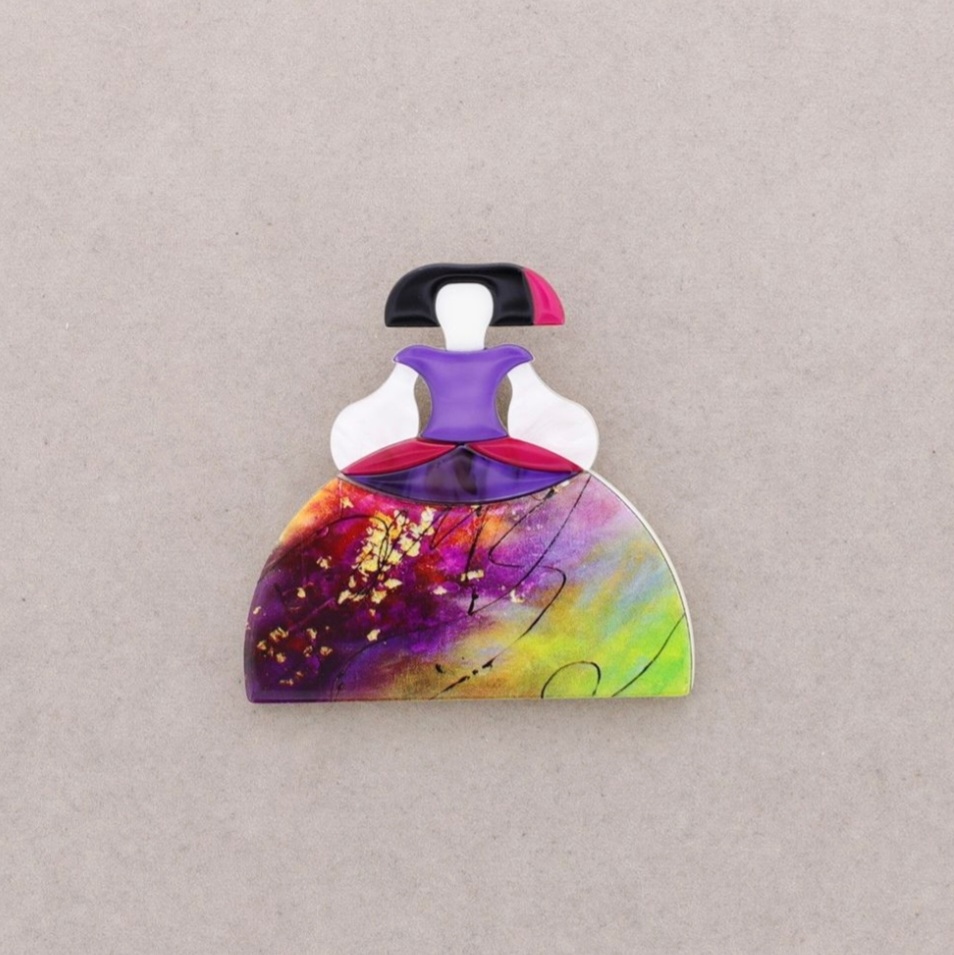 Broche en resina (0600000022)