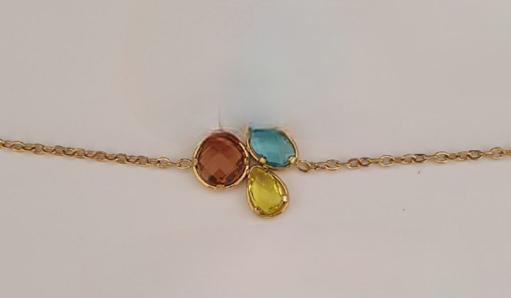 Pulsera de acero dorado (04010055)