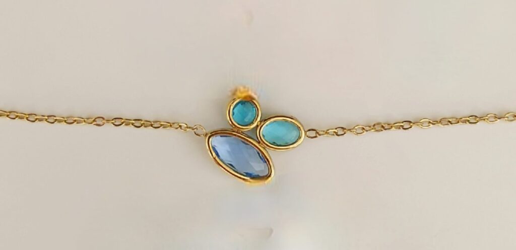 Pulsera de acero dorado (04010054)