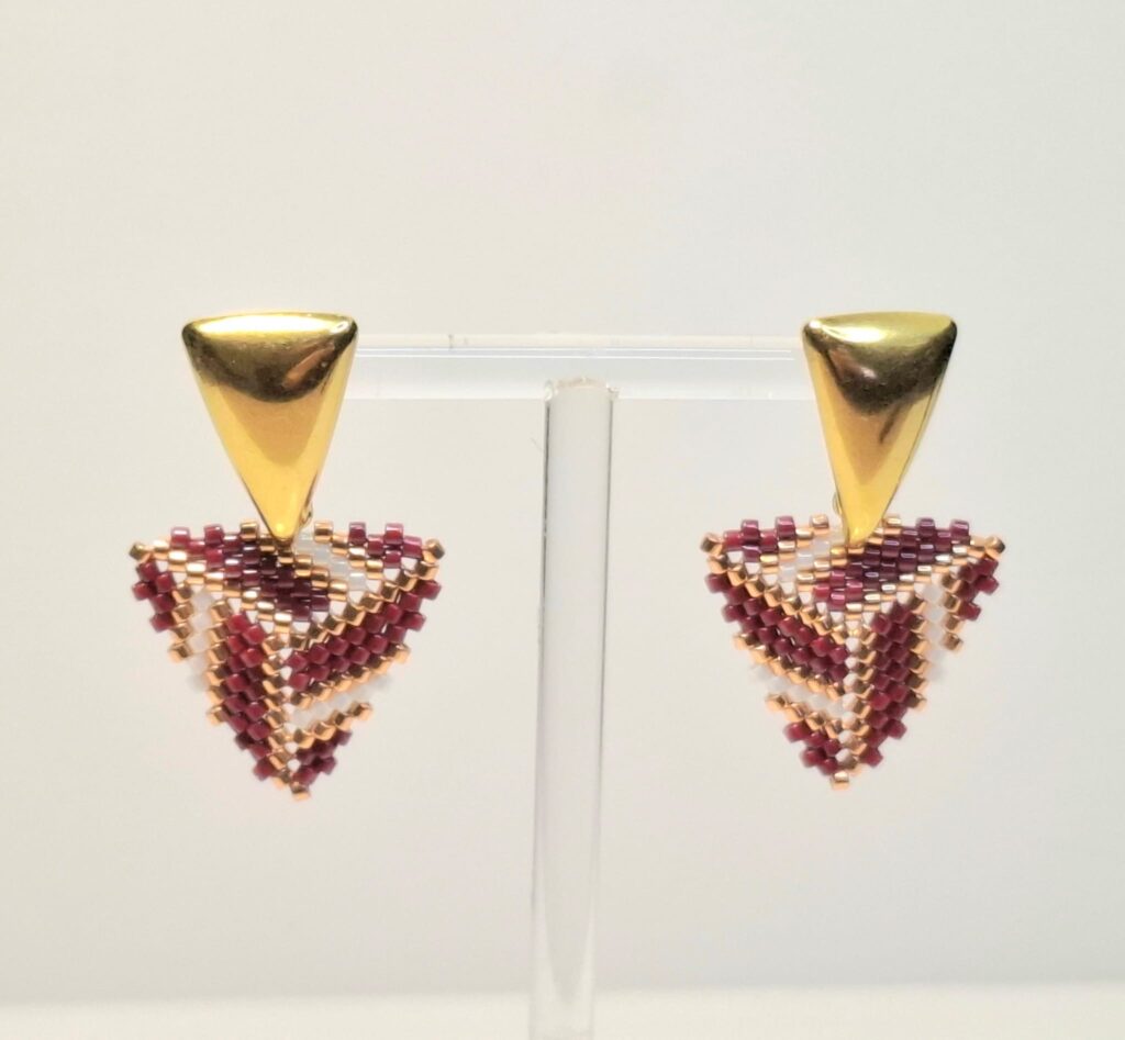 Pendientes técnica Miyuki (01010093)
